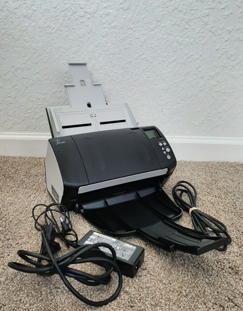 LOW SCAN Fujitsu fi-7160 Document Sheet-Fed Duplex Scanner Less 10 Total Scans