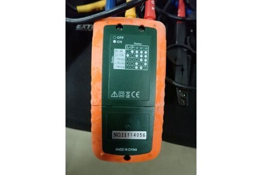 Extech 480400 Phase Sequence Tester with Soft Case