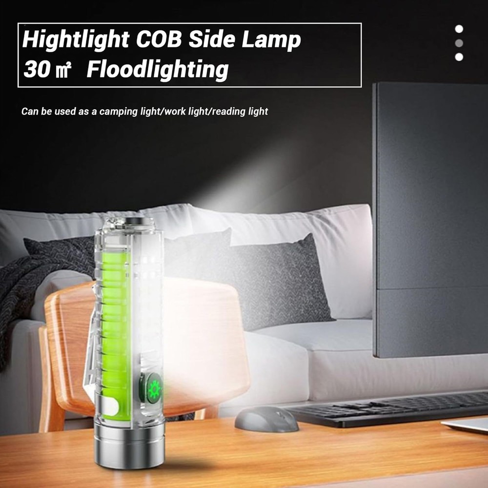 LED Tactical Flashlight Super Bright Mini USB Rechargeable Camping Flashlight US