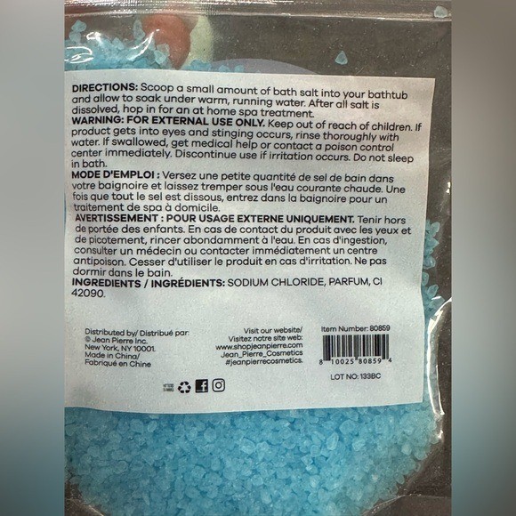 skip the spa bath salts 4.23 oz relaxing coconut