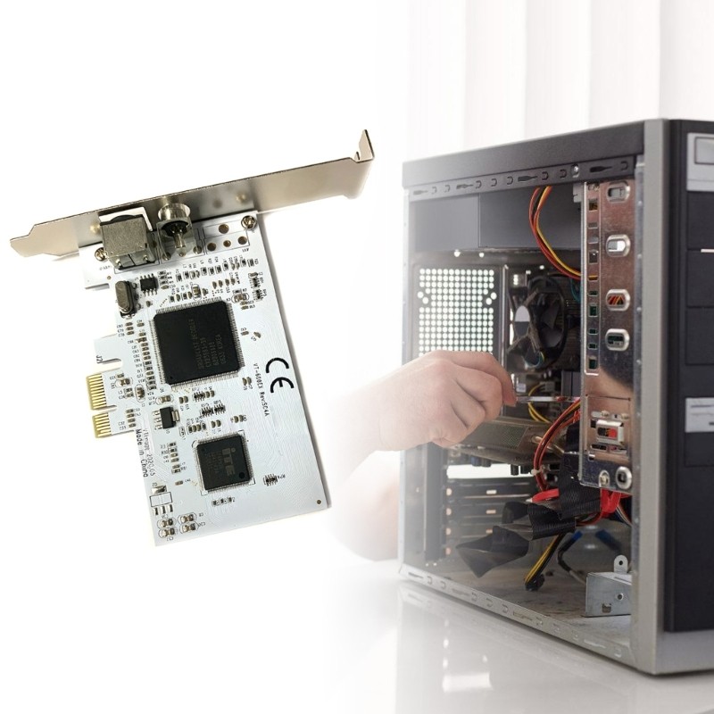 MultiCompatible PCIE Video Capture Card for Remote Communication Systems