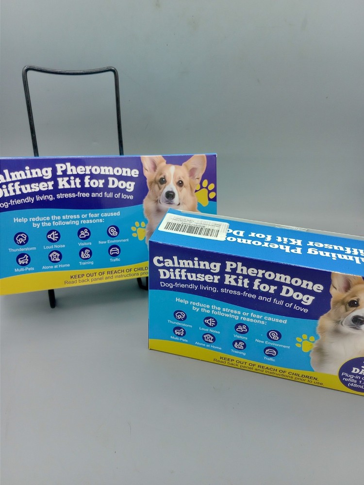 2x Dog Calming Pheromone Diffuser Dog Calming Pheromones Plug Reduces Stress