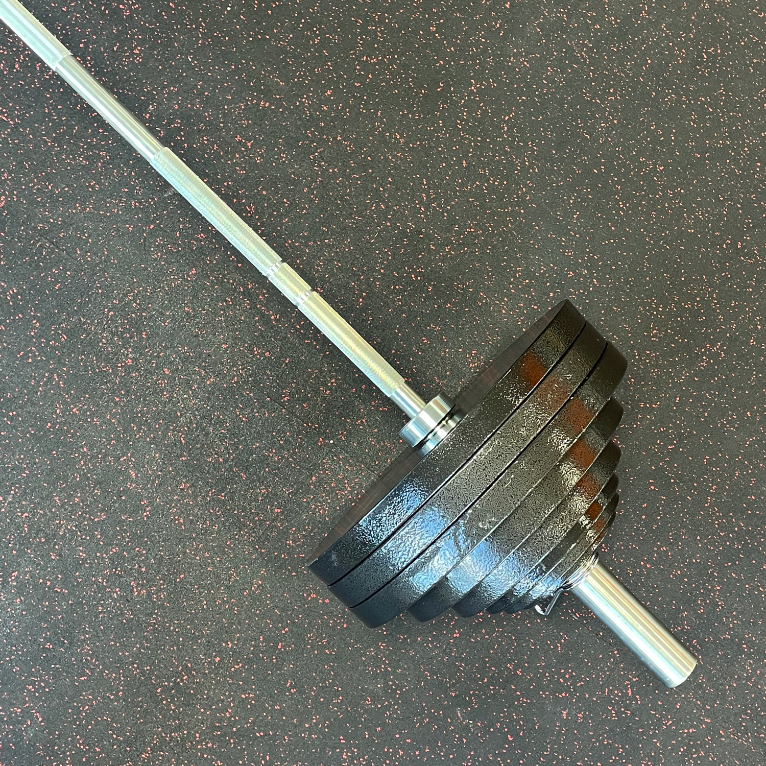 Steel Olympic Plates 45LB Pair - Premium Coated 2x 45lbs. Weights for 2in Bars