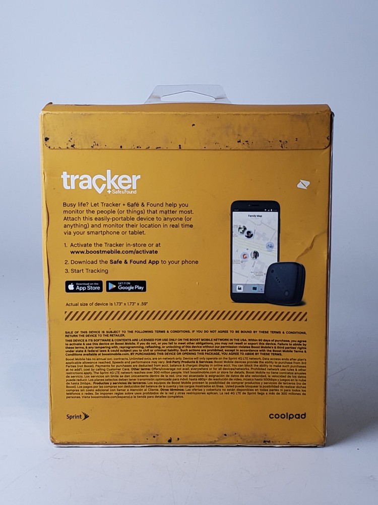 Boost Mobile Tracker Coolpad + Safe & Found