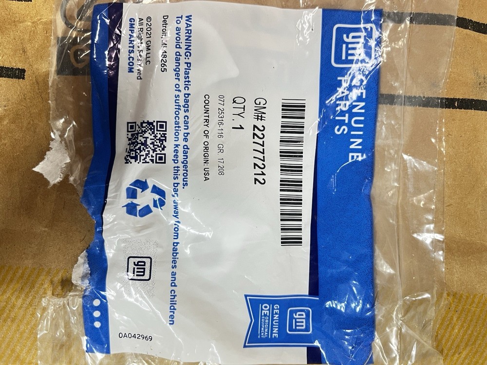 Genuine GM Tailgate Hinge Bushing 22777212