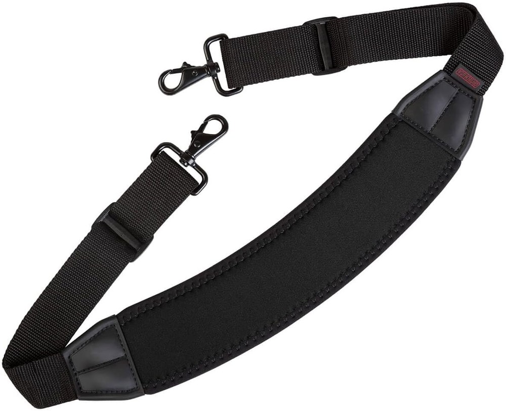 OP/TECH USA SOS Curve Padded Strap – Adjustable, Comfortable 52" x 2", Black
