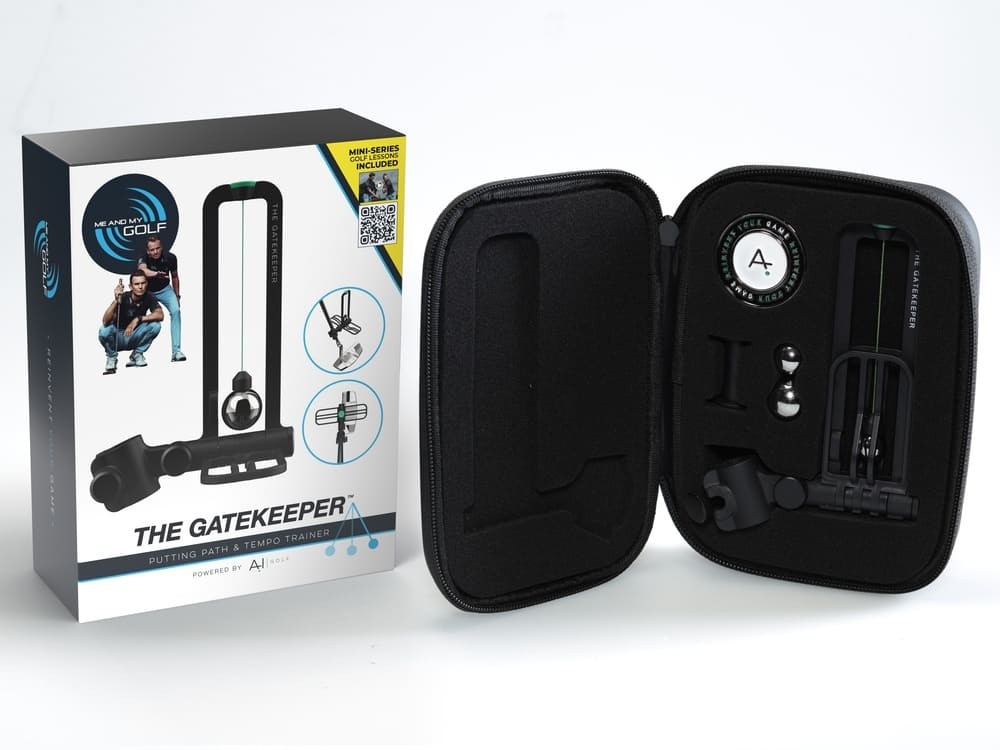 Golf Putting Training Aid – The Gatekeeper Pendulum Stroke Feedback Tool - NEW