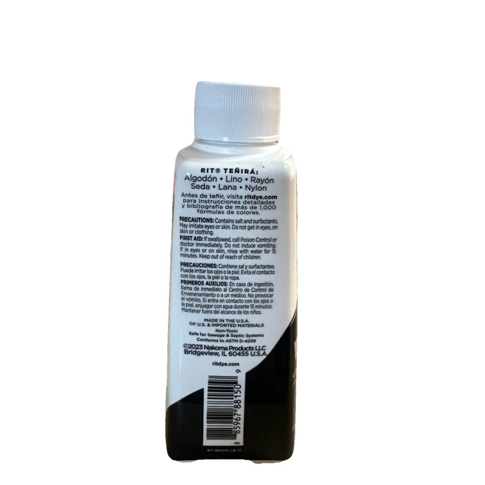Rit Black All Purpose Dye NEW