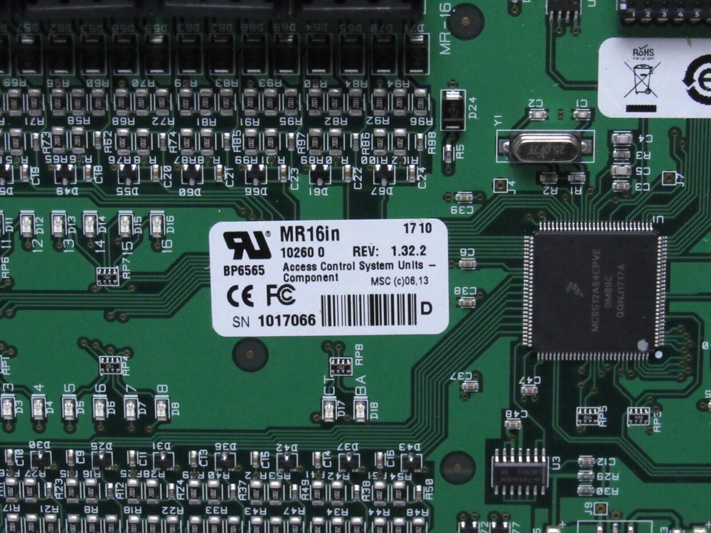 HID Mercury MR16in Serial I/O 16-Input Interface Panel [BIS]