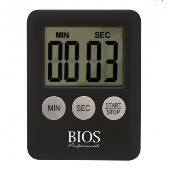 BIOS Professional Digital Kitchen Timer with Magnet and Rubber Finish