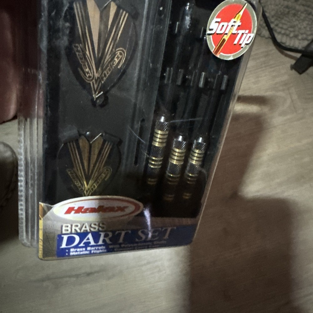Halex Brass 15 Grams Brass Soft Tip Darts w/ Carrying Case