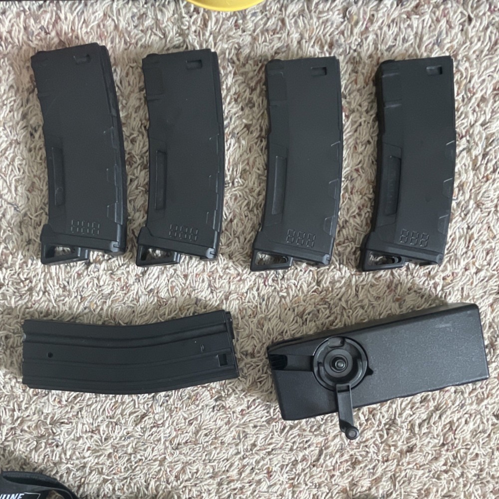 Lancer Tactical Gen3 SPR Intercepter AEG Airsoft Replica Rifle Bundle