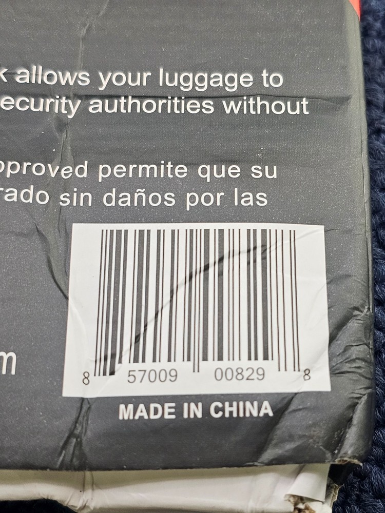 Forge Cable Luggage Lock Re-Settable Combination Alloy Body