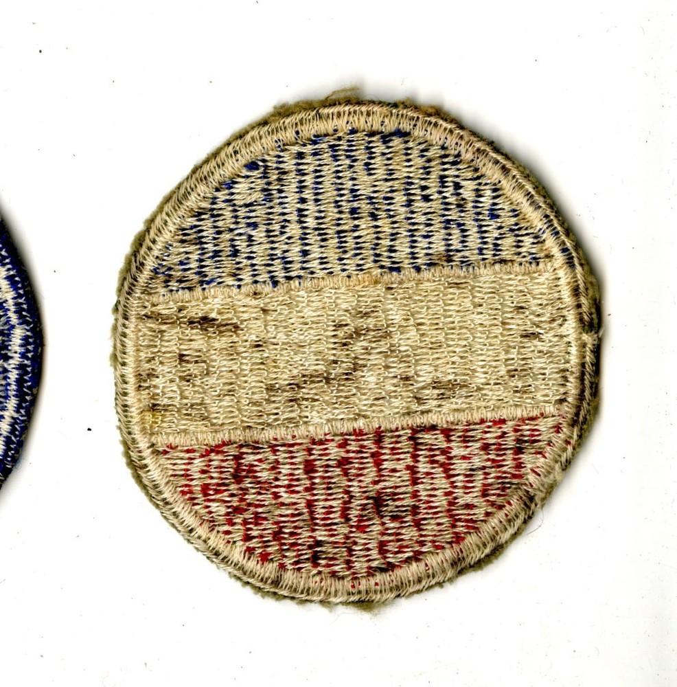 Army Ground Forces White Back Patch WWII Vintage