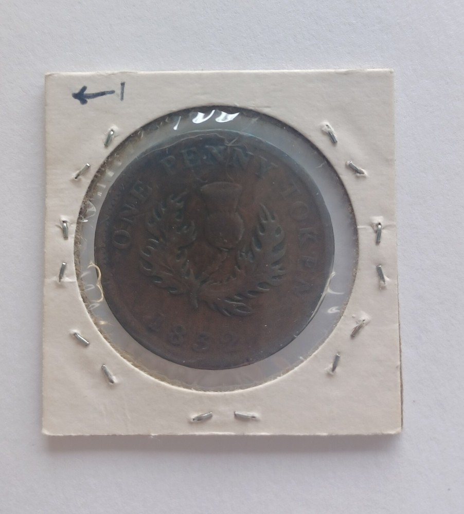 1832 Nova Scotia One Token Penny