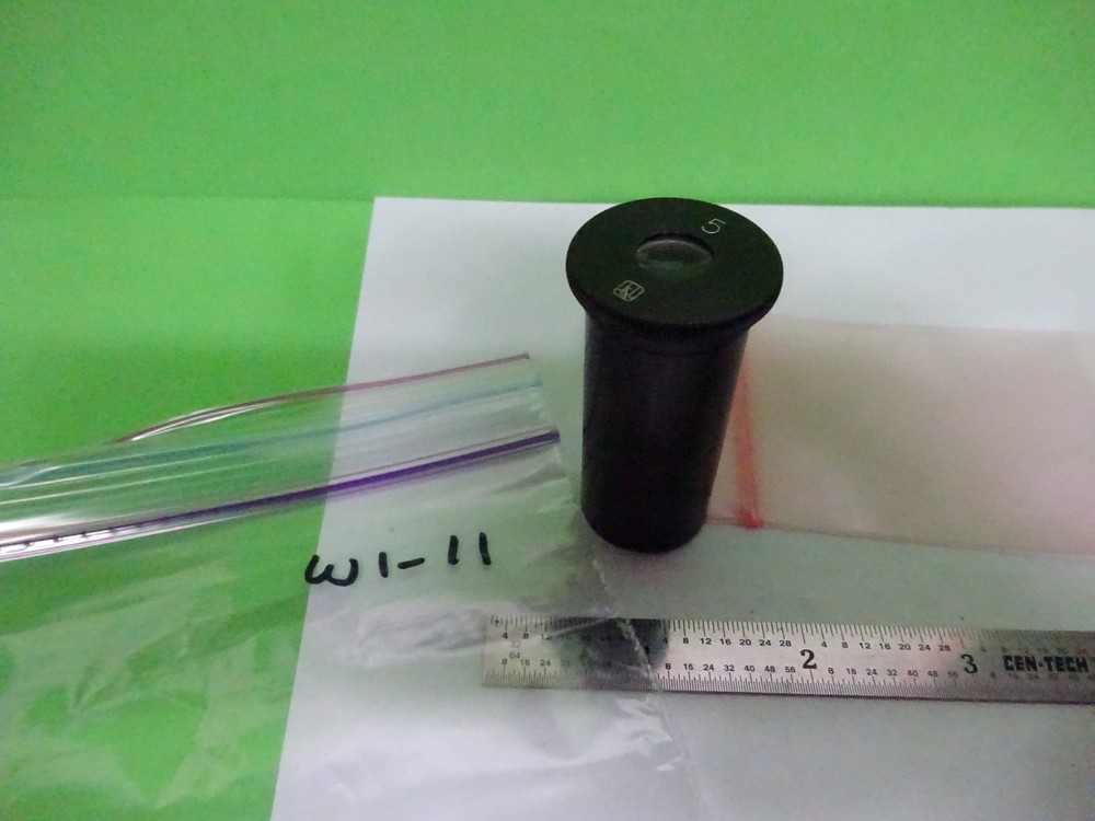 MICROSCOPE PART EYEPIECE 5X OPTICS #W1-11