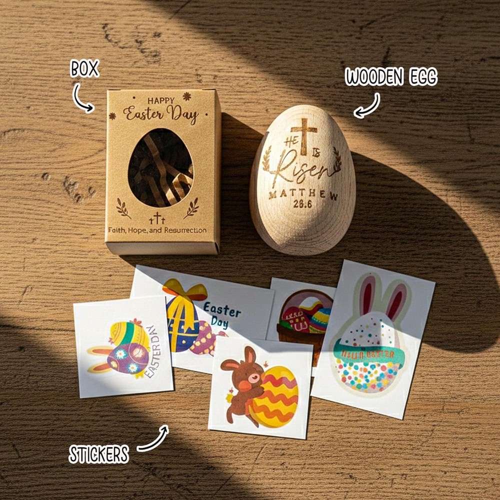 Easter Eggs, He is Risen Easter Decor, for lawn and home