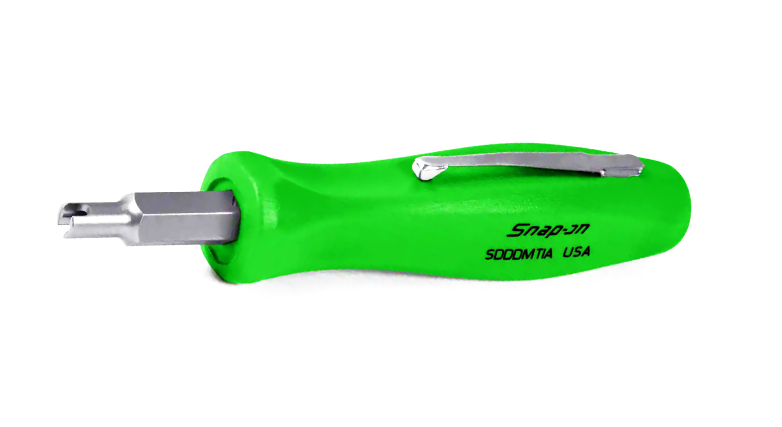 *NEW* Snap-on Tire Valve Pocket Screwdriver SDDDMT1AG GREEN, Reversible Tip, T10