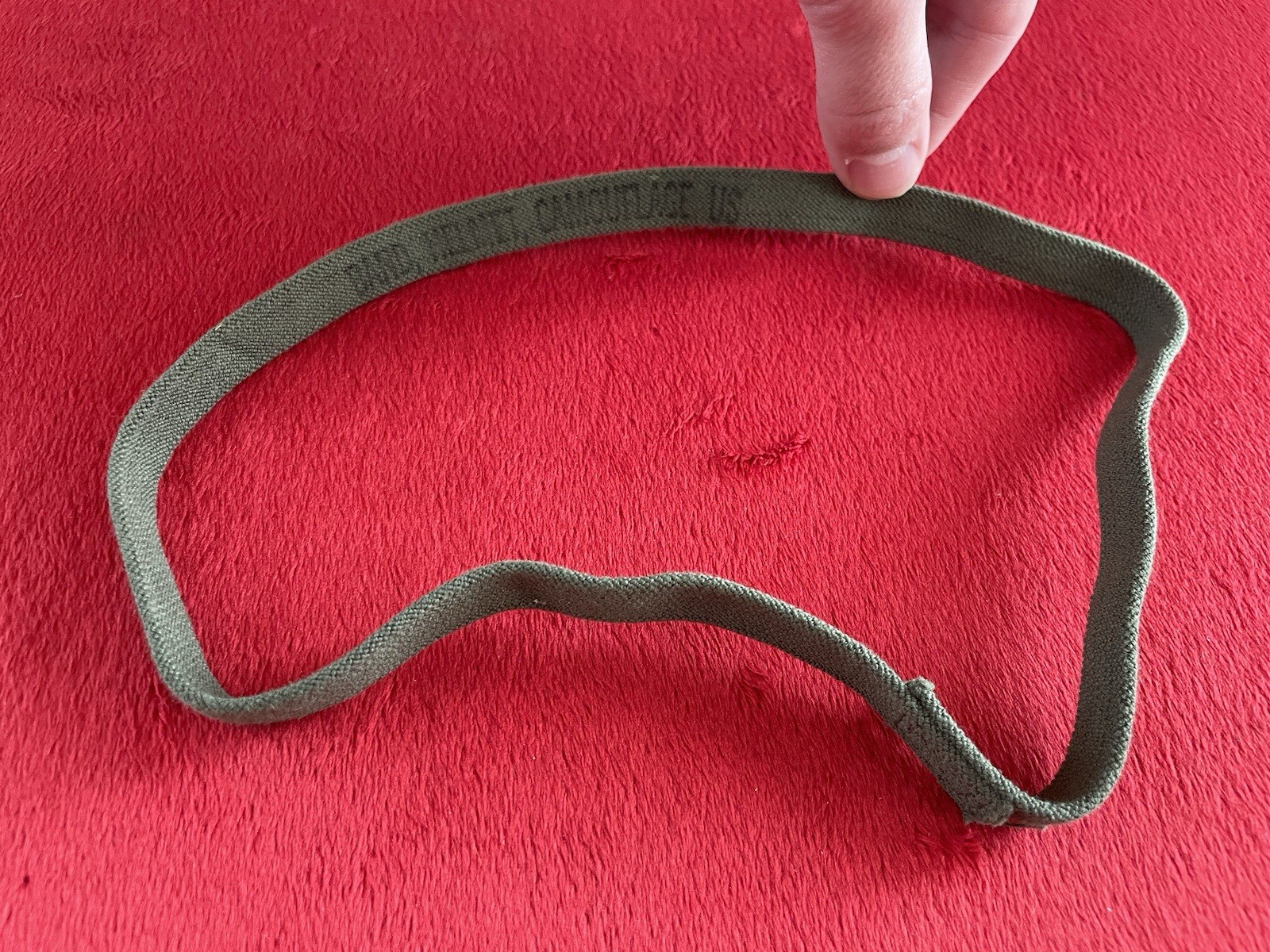 Vietnam War Helmet Band original unissued USGI M1 Camo Cover Band NO CATEYES