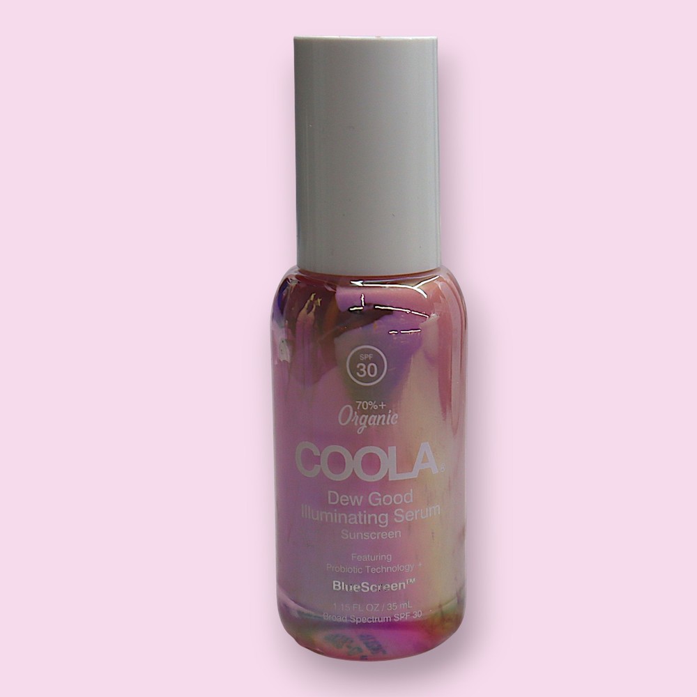 COOLA Dew Good Illuminating Serum Sunscreen Probiotic Technology SPF 30