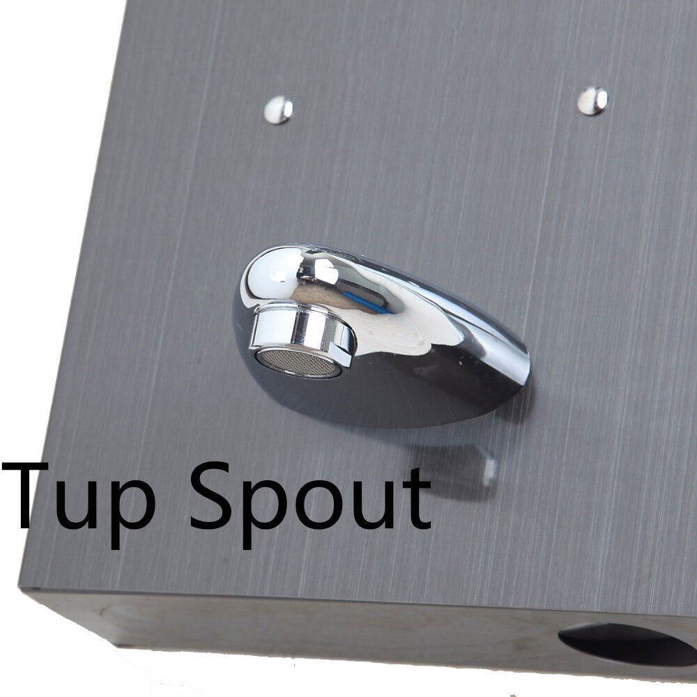 LED Multi Function Shower Panel Rainfall Body Massage Digital Handheld Spray Tap