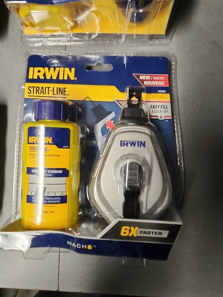 Irwin straight line chalk markers with refills READ DESCRIPTION!