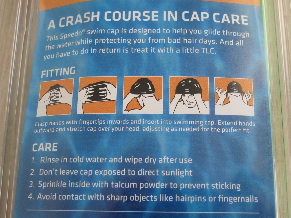 Speedo Junior Solid Silicone Swim Cap - Lime - New