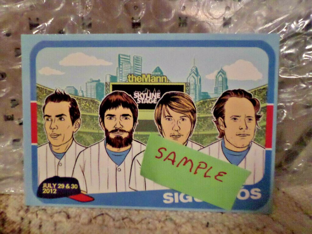 Sigur Ros - concert cards ---  2012 - 2013 - 2017