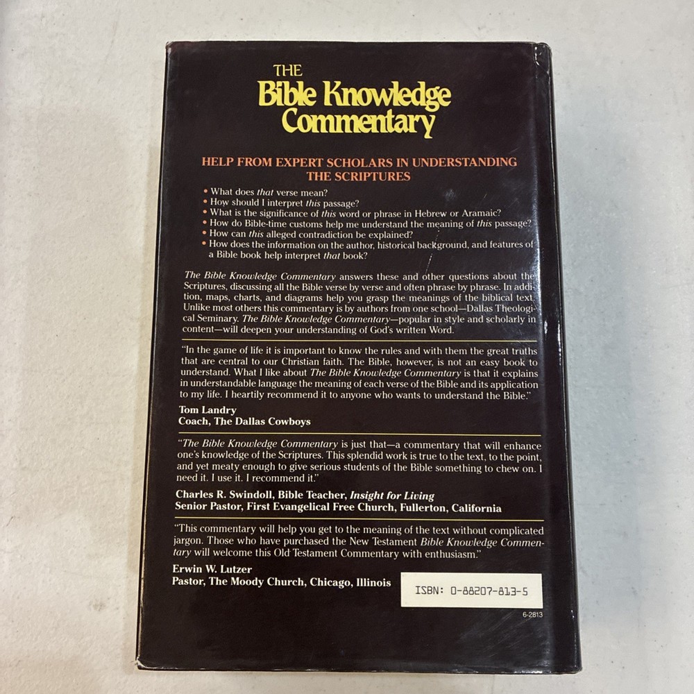 The Bible Knowledge Commentary An Exposition Of The Scriptures
