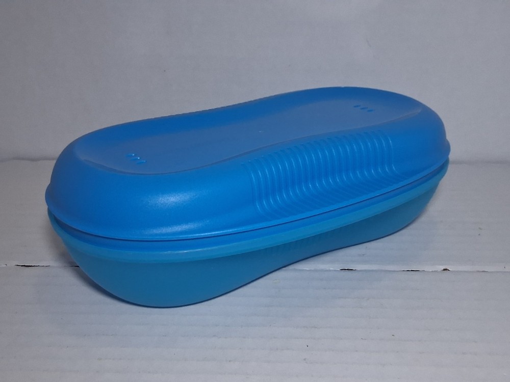 Tupperware Breakfast Maker Blue #7352a1 Microwaveable Omelette Egg Cooker