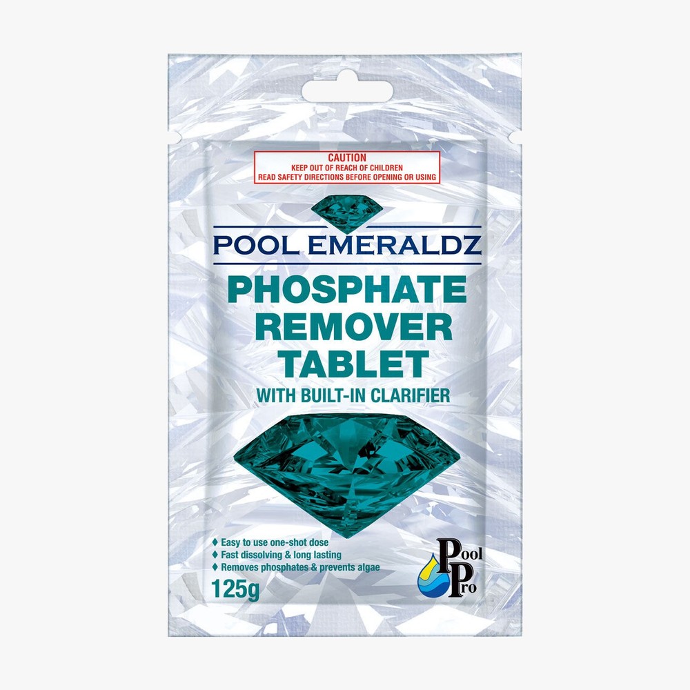 Pool Emeraldz 125g Phosphate Remover Tablet With Clarifier