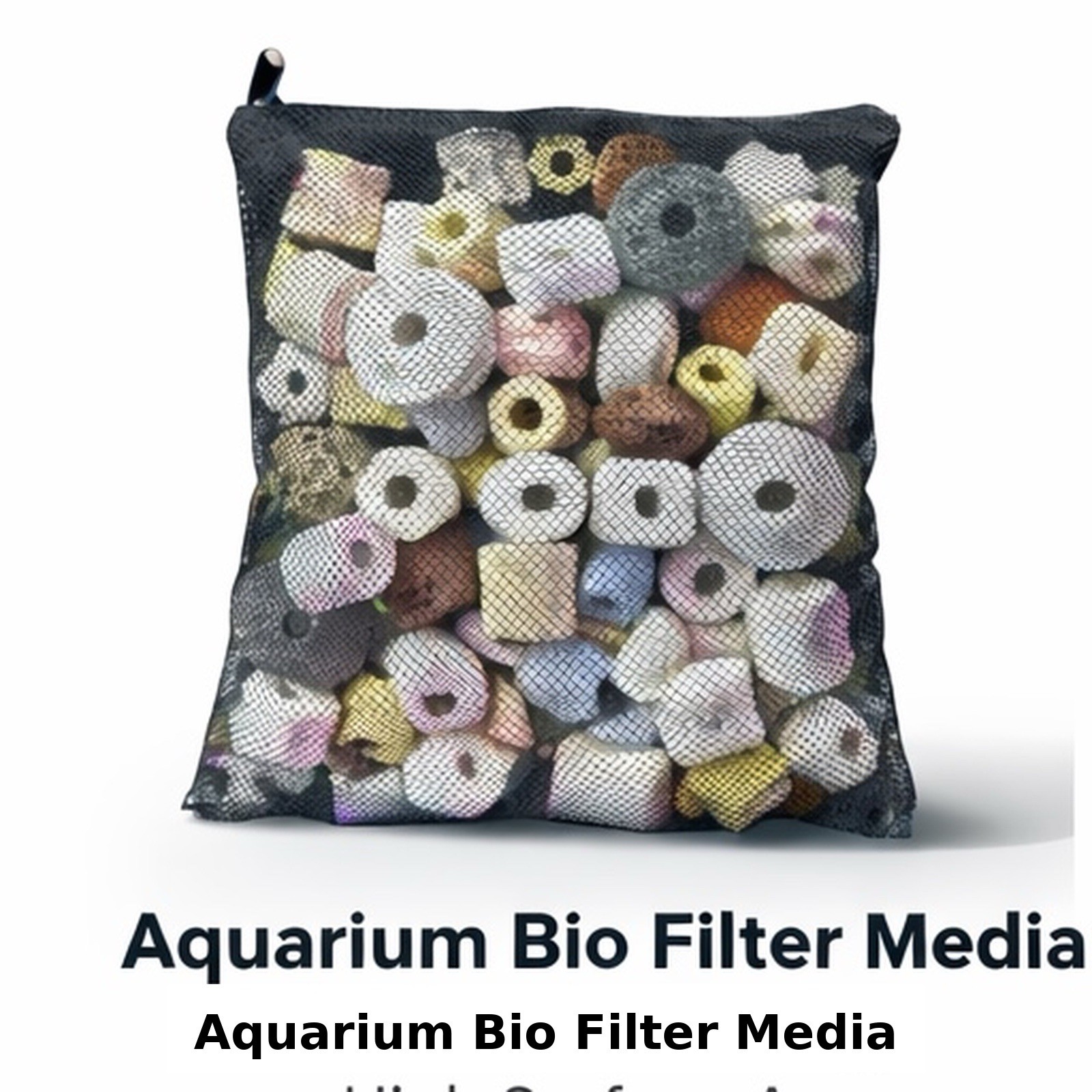 Aquarium Bio Filter Media 430g Ceramic Rings Fish Tank Mixed Filter Media