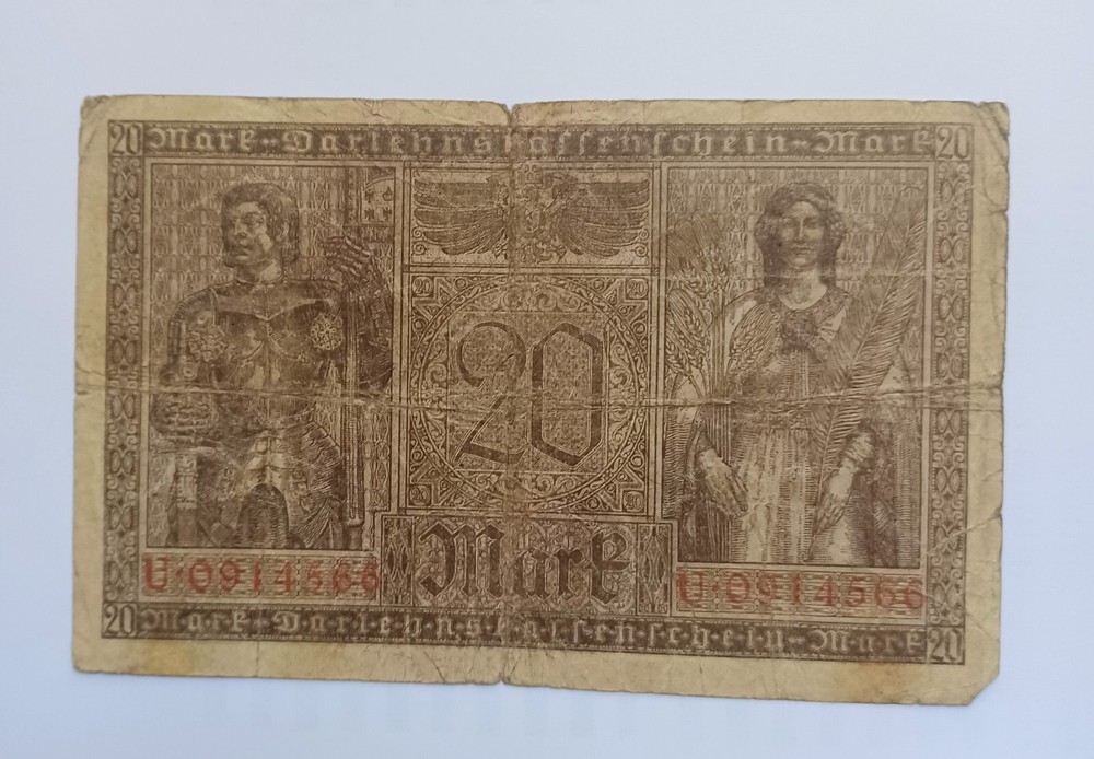 Germany 20 Zwanzig Mark 1918