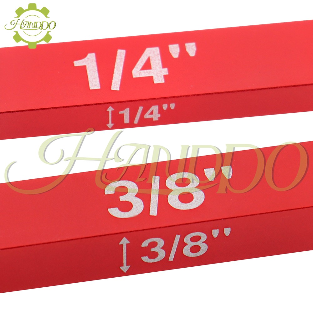 Setup Blocks Set Woodworking Tools 15Piece Gauge Block with Storage Box