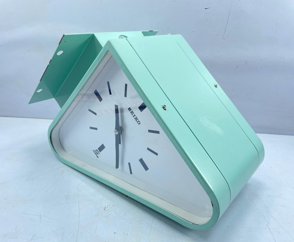 MC-018 Seikosha MC-271 Both Side Dialer Slave Clock Vintage Triangular Secondary