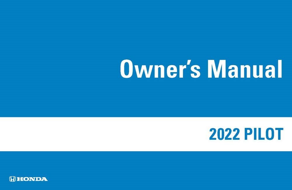 2022 Honda Pilot Owner's Manual