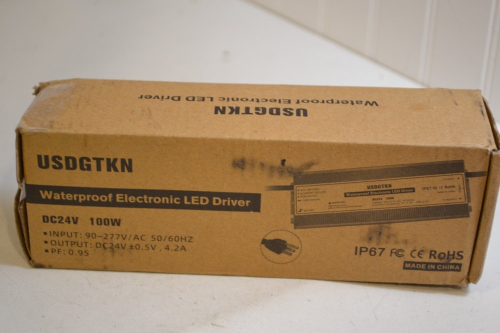 USDGTKN Waterproof Electronic LED Driver