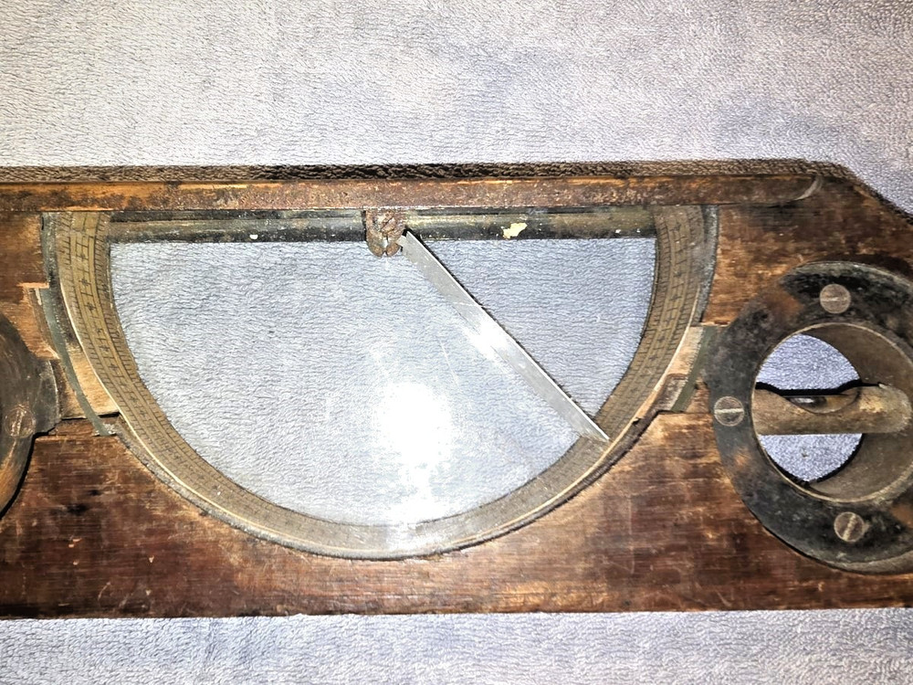 Very Rare Hight Micrometer Level Gravity Inclinometer 24"