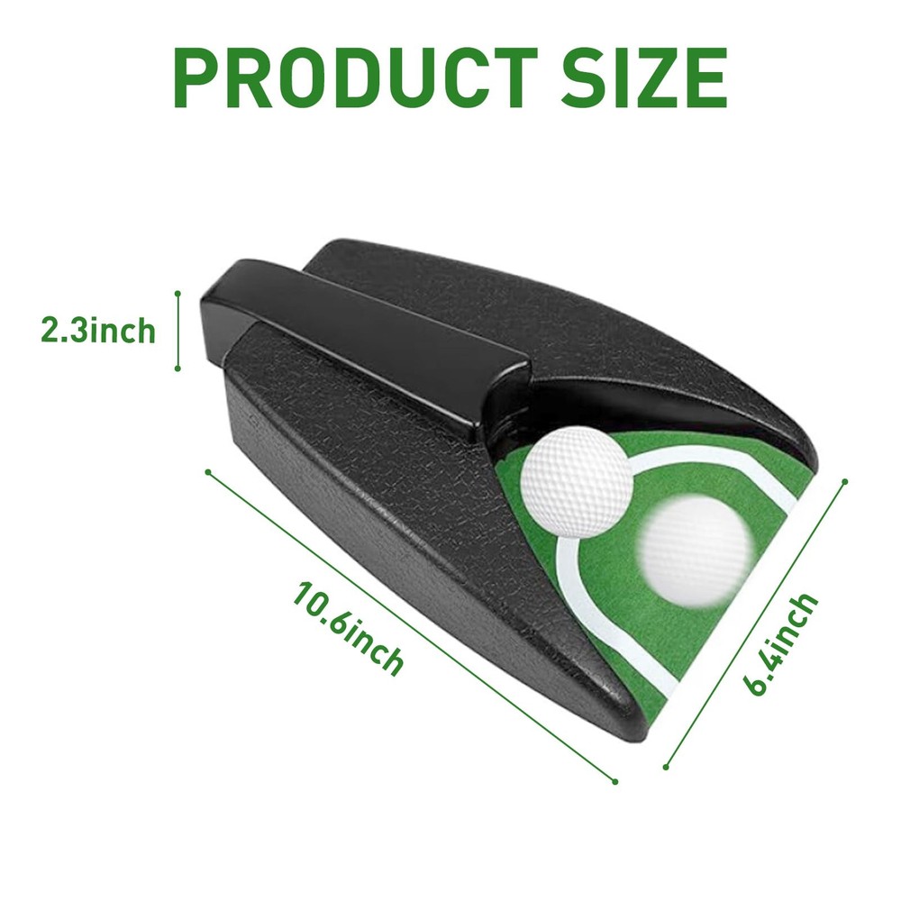 Golf Ball Return Putting Unit Automatic Indoor Battery-Powered Practice Machine