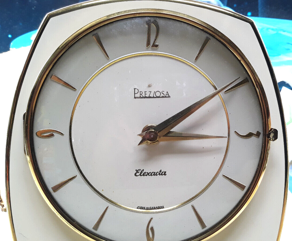 Schatz Preziosa Elexacta Vintage Kitchen Wall Clock With Timer Made In Germany