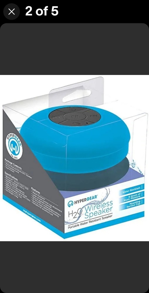 HyperGear Splash Water Resistant Wireless Bluetooth Speaker - Pink