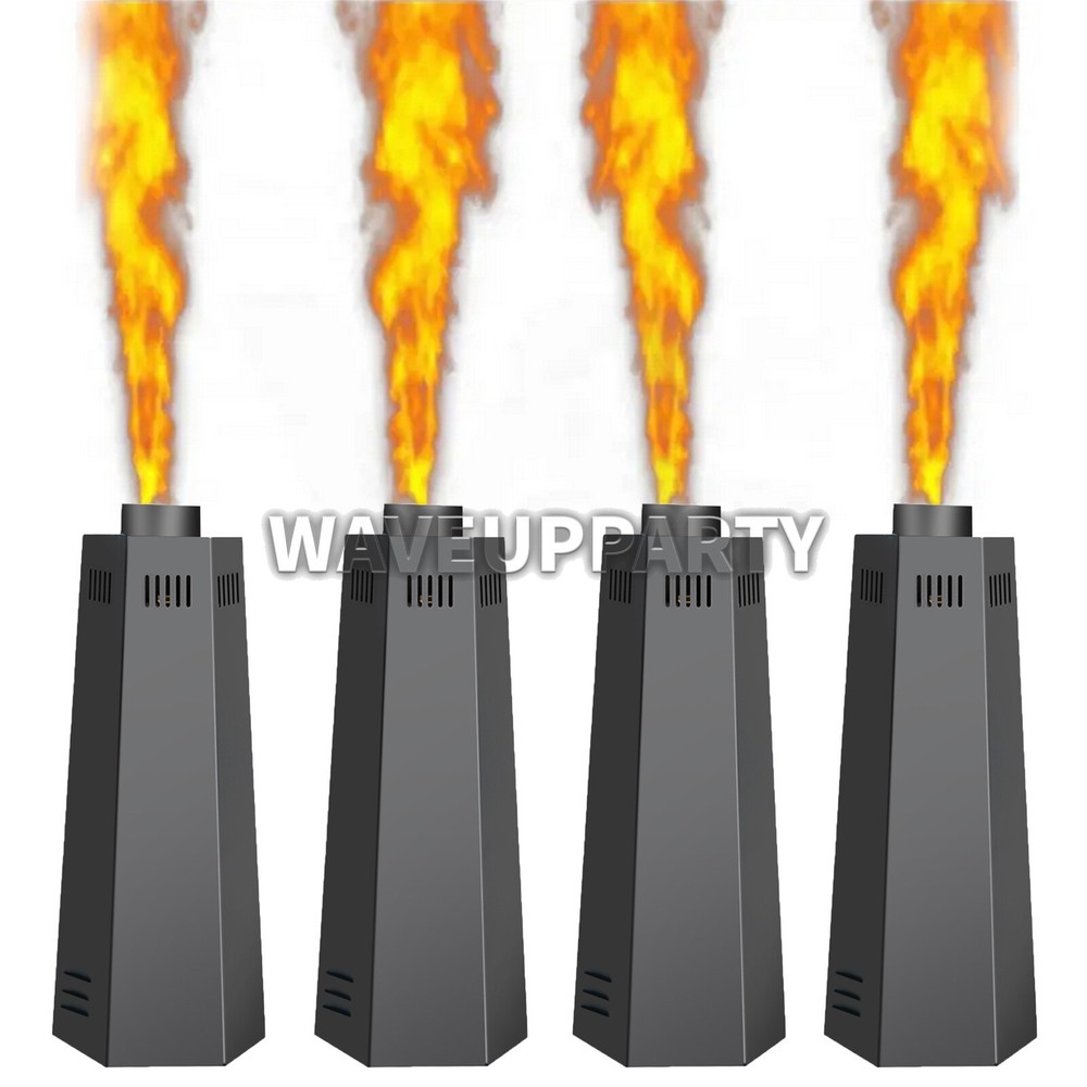 1/2/4PCS 200W Fire Thrower Machine DMX Stage Effect Flame Sprayer Projector Show