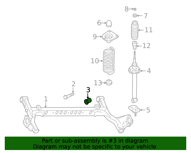 Genuine GM Bushing 22597998