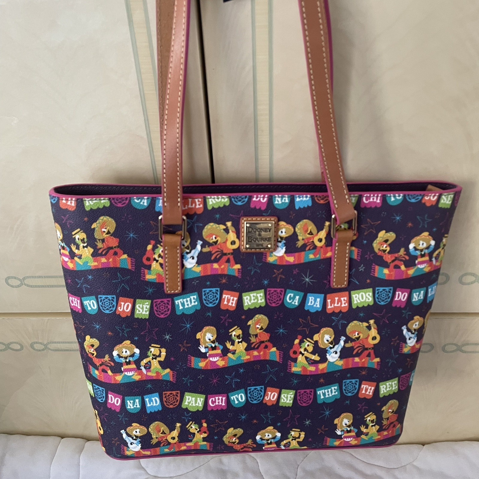 Disney Dooney&Bourke 3 Caballeros Tote -NWT