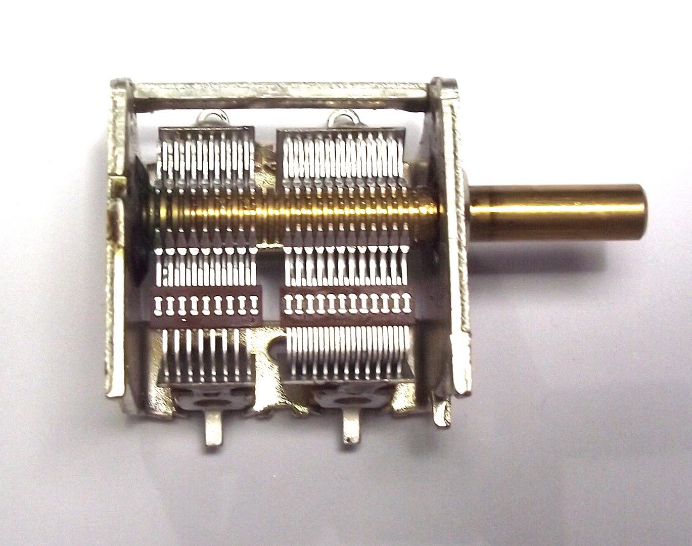 Air Variable Capacitor ALPS JAPAN 2 Gang 25 - 450pf Electronic Project DIY KIT