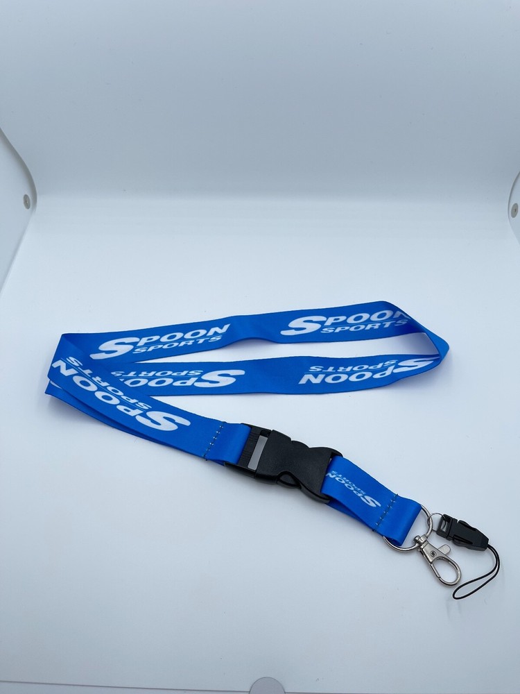 Spoon keychain keyring original spoon keychain long nylon strap