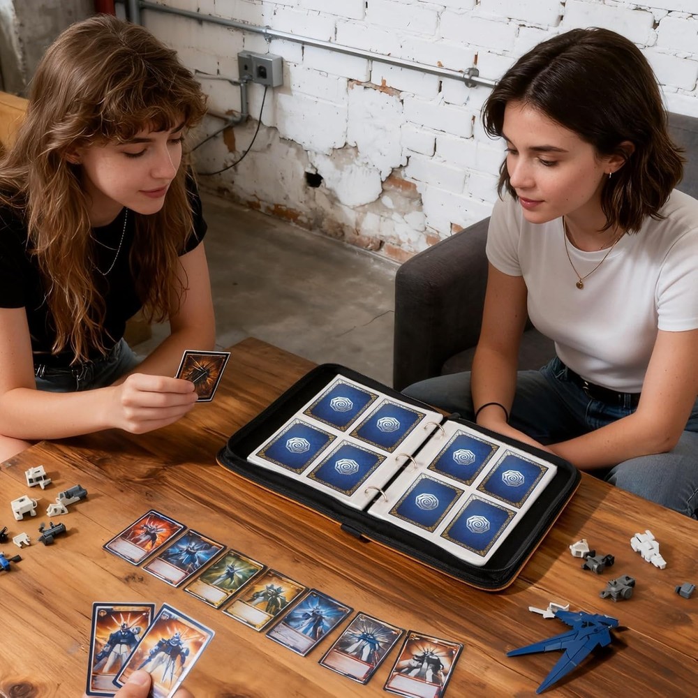 Top Loader Binder 4 Pocket for 144 Toploaders, Side Loading Toploader...