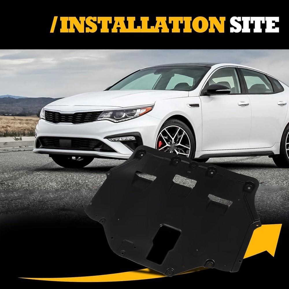Rear Engine Splash Shield Compatible with Optima 2016-2020 Engine Splash