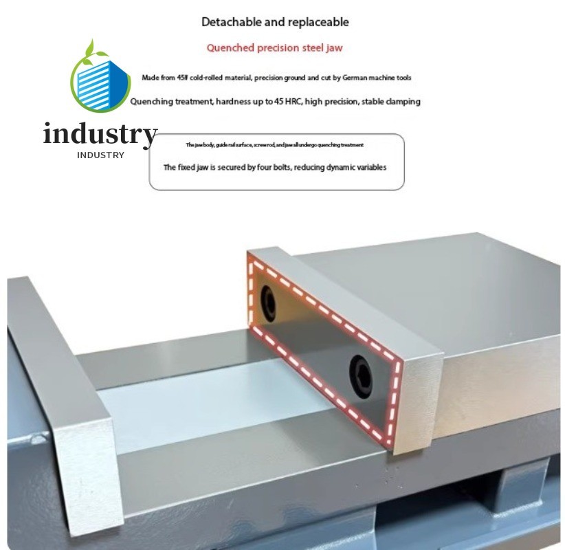 Heavy-Duty Bench Vise Precision Parallel-Jaw Angle-Fixed Vise Milling Machine