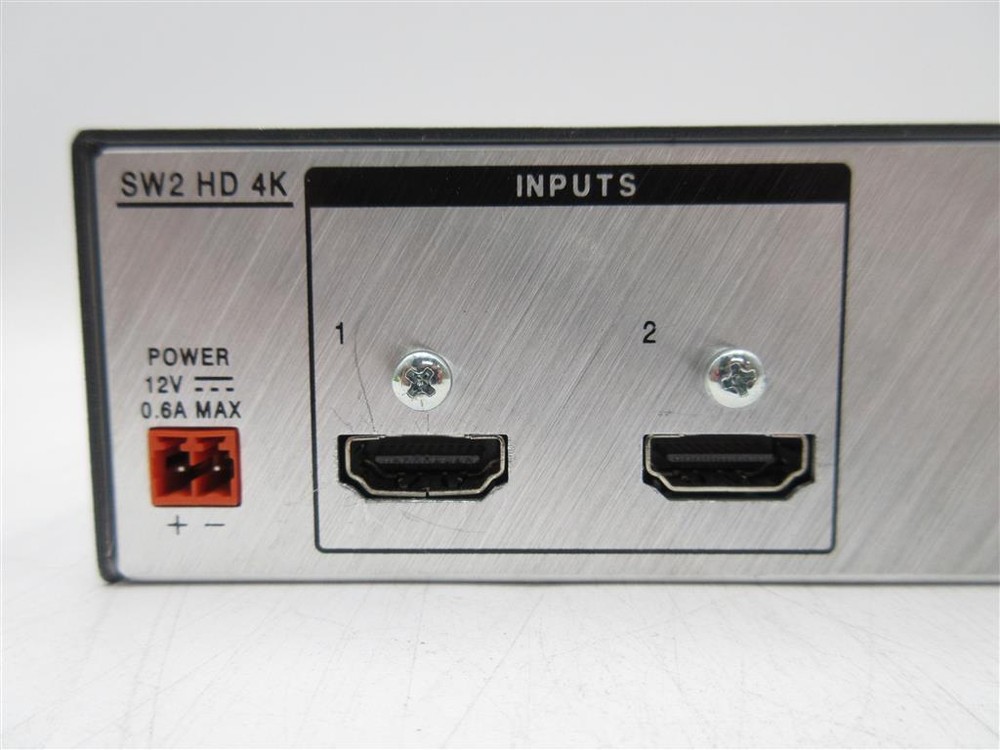 Extron SW2 HD 4K HDMI Input Switcher NO A/C